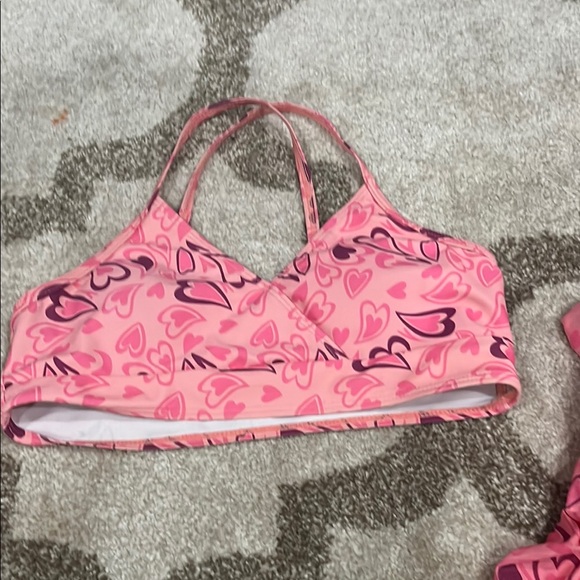 Pink Heart Patterned Bikini Set - Picture 8 of 10